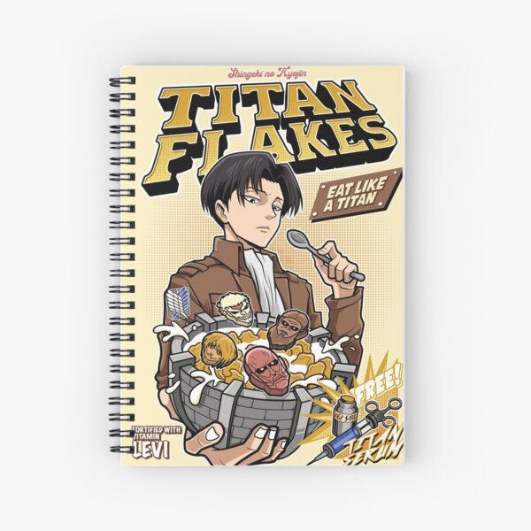 Titan Flakes ( Shingeki no Kyojin )  Spiral Notebook