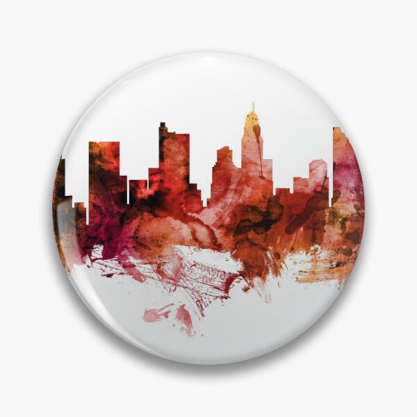 Aperçu de l'œuvre Columbus Ohio Skyline créée et vendue par ArtPrints.