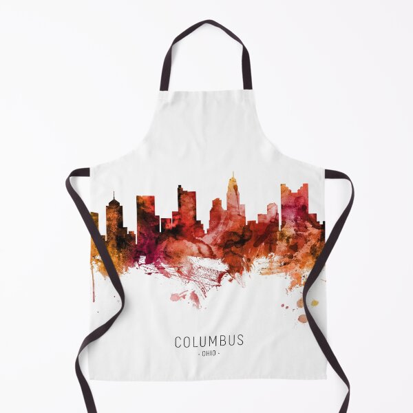 Aperçu de l'œuvre Columbus Ohio Skyline créée et vendue par ArtPrints.