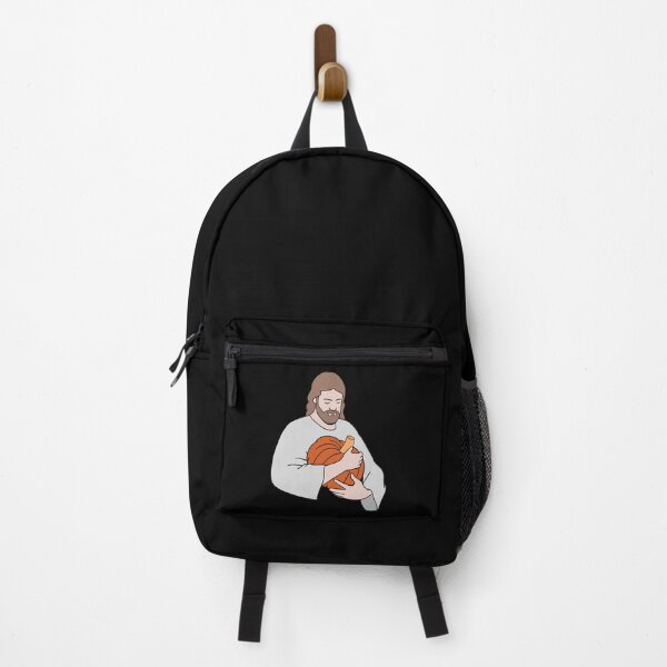 Item preview, Vegan Jesus Holding A Pumpkin designed and sold by isstgeschichte.