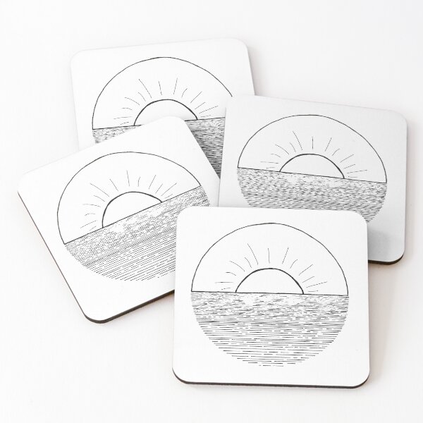 Item preview, Sun-lit Ocean Sketch designed and sold by StylishTayla.