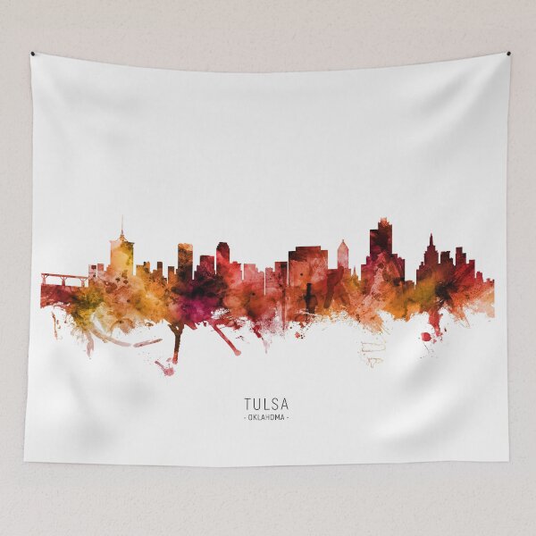 Item preview, Tulsa Oklahoma Skyline designed and sold by ArtPrints.