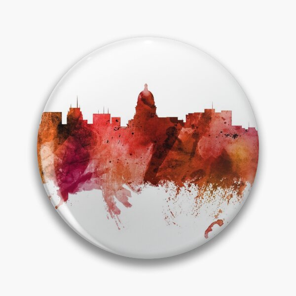 Artikelvorschau, Madison Wisconsin Skyline entworfen und verkauft von ArtPrints.