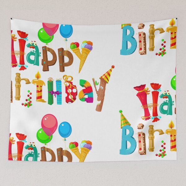 Item preview, Birthday cake Wish, Funny Happy Birthday, happy birthday text overlay designed and sold by Bashar-Design.