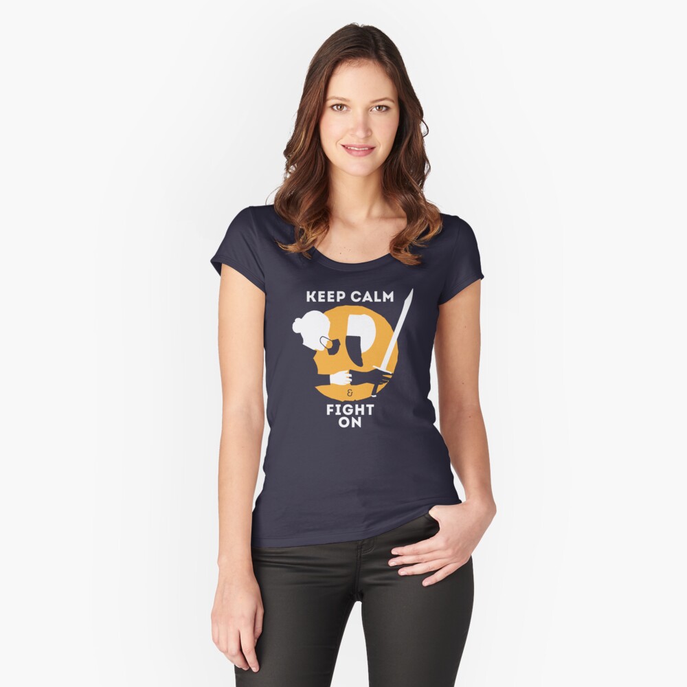 Item preview, Fitted Scoop T-Shirt designed and sold by ArteDoCombate.