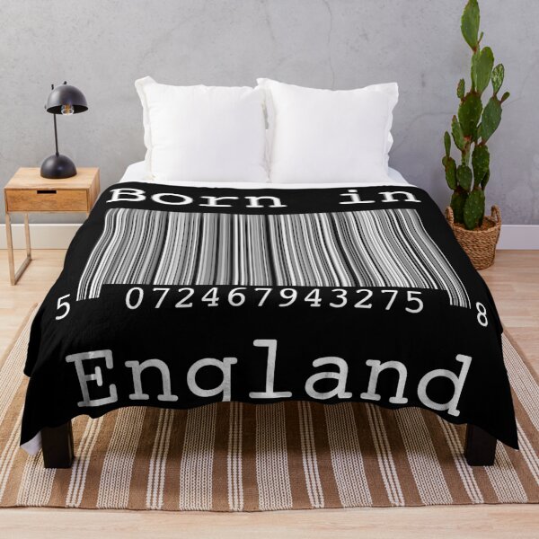 Item preview, Born in England Barcode Gift Idea designed and sold by Kipcio.