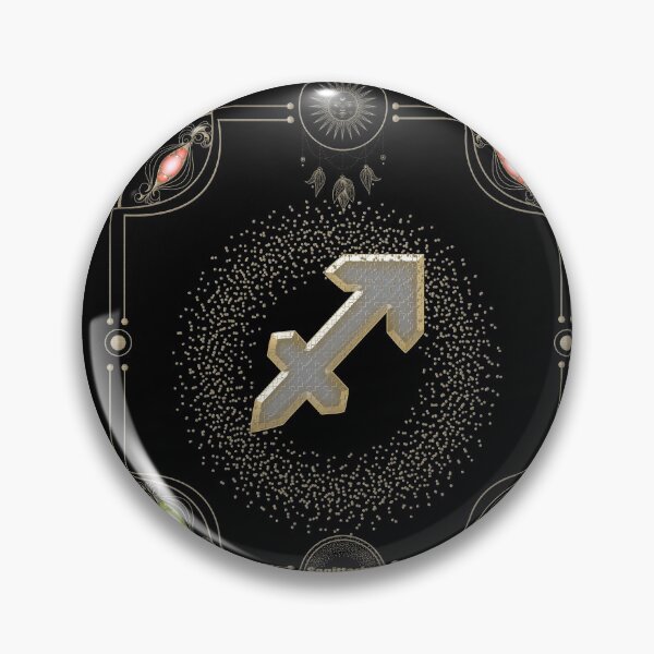 Item preview, Golden zodiac sagittarius sign designed and sold by nicky2342.