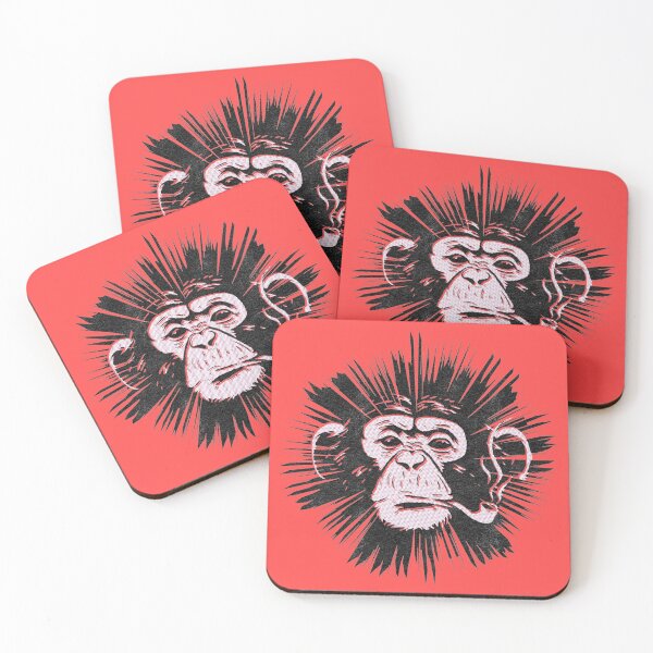 Item preview, Pipe Smoking Chimp designed and sold by Retro Type.