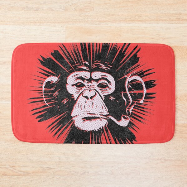 Item preview, Pipe Smoking Chimp designed and sold by Retro Type.