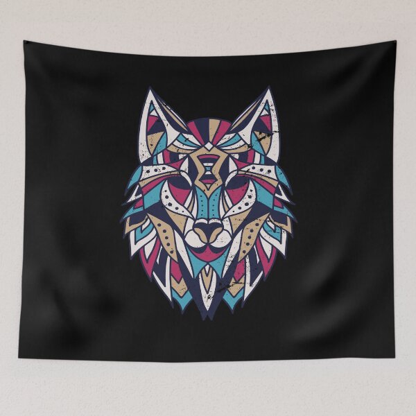 Item preview, Vintage Ethnic Wolf designed and sold by bestshirtdesign.