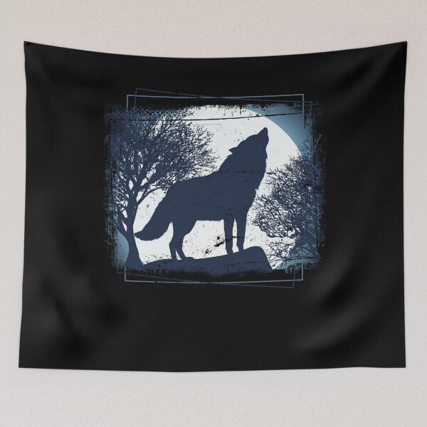 Item preview, Moonlight Howling Wolf designed and sold by bestshirtdesign.