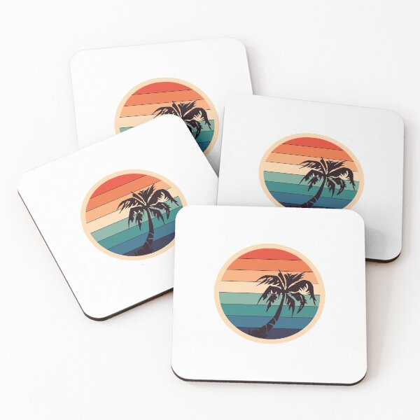 Item preview,  Palm tree | Vintage colors | 1920s | Circle shape designed and sold by aloresarts.