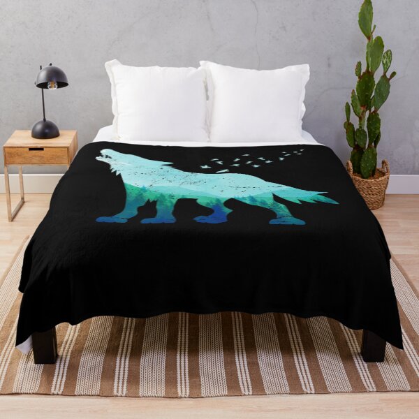 Item preview, Forest Nature Howling Wolf designed and sold by bestshirtdesign.