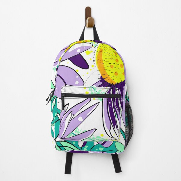 Item preview, Violet Echynacea Flowers in Menthol Green Leaves designed and sold by KlaraMacinka.