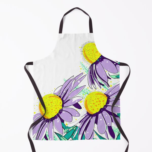 Item preview, Violet Echynacea Flowers in Menthol Green Leaves designed and sold by KlaraMacinka.