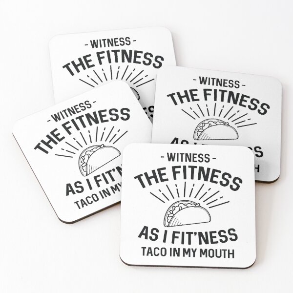 Item preview, Fitness Taco designed and sold by LuckyFoxDesigns.