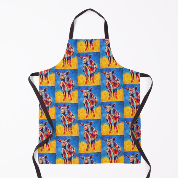 Item preview, Colourful Angus Abstract Cow designed and sold by Michelle Wrighton.