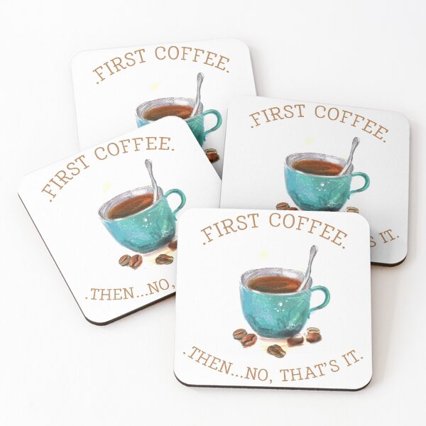 Item preview, First coffee then no that's it designed and sold by smallcatvn.
