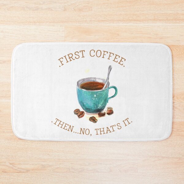 Item preview, First coffee then no that's it designed and sold by smallcatvn.