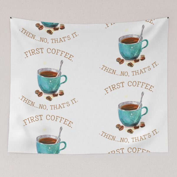 Item preview, First coffee then no that's it designed and sold by smallcatvn.