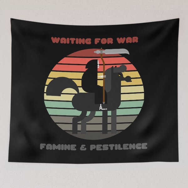 Item preview, Sunset Death / Waiting for War, Famine, and Pestilence designed and sold by Nathalie Aynié.