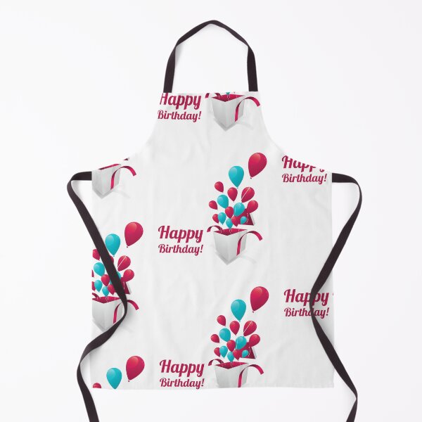 Item preview, Birthday cake Greeting card Gift, Happy Birthday Text Sticker, balloons with happy birthday text overlay designed and sold by Bashar-Design.