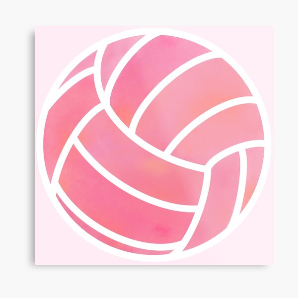 Volleyball Watercolor Metal Prints | Redbubble