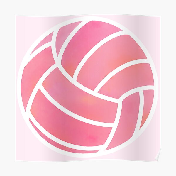 Volleyball Watercolor Posters | Redbubble