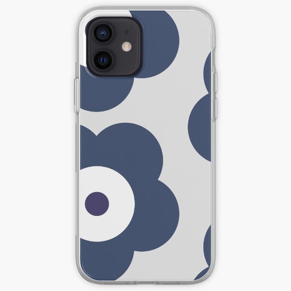 Odd Cross Blue Sunflower Goes On Bubble Merch iPhone Soft Case