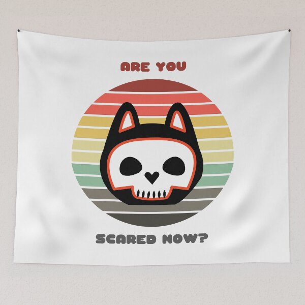 Item preview, Sunset Cat / Are You Scared Now? designed and sold by Nathalie Aynié.