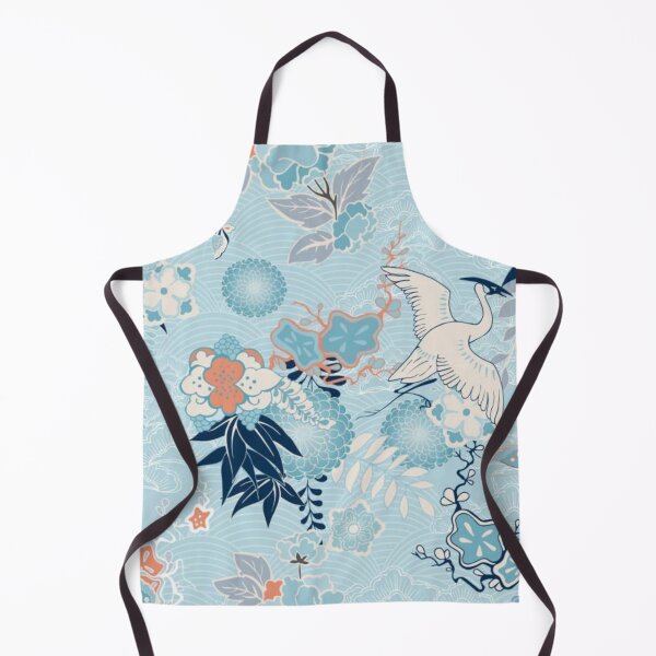 Item preview, kimono flowers pattern designed and sold by Rakos-Merch.