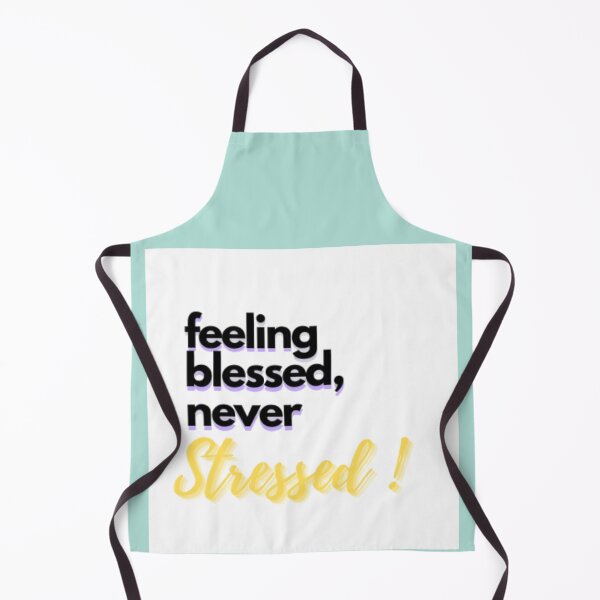 Item preview, MINIMALIST TEXT-feeling blessed never stressed designed and sold by YOJHaven.