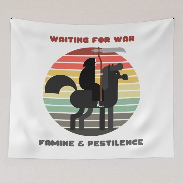 Item preview, Sunset Death / Waiting for War, Famine, and Pestilence designed and sold by Nathalie Aynié.
