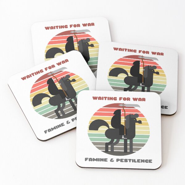 Item preview, Sunset Death / Waiting for War, Famine, and Pestilence designed and sold by Nathalie Aynié.