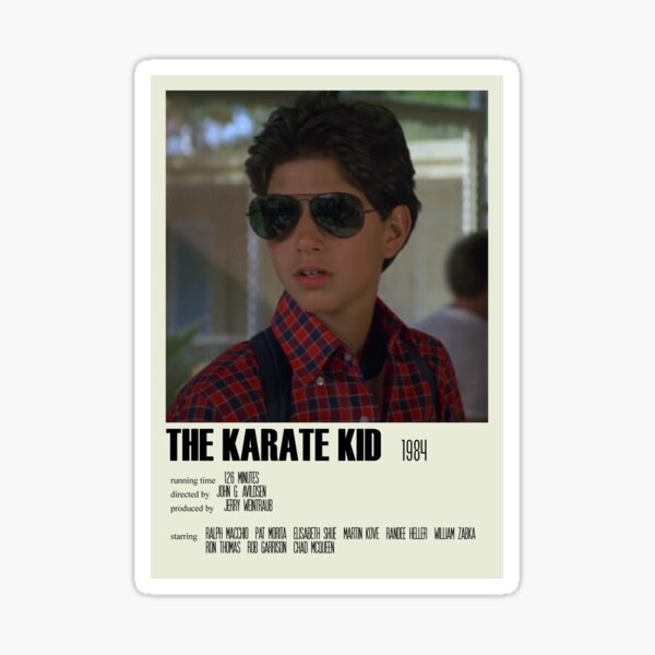The Karate Kid (1984) Alternativer Plakatkunstfilm groß (1) Sticker