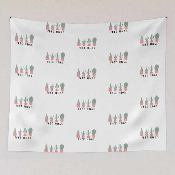 Item preview, Free hugs by cute cactus designed and sold by Booandbeaute.