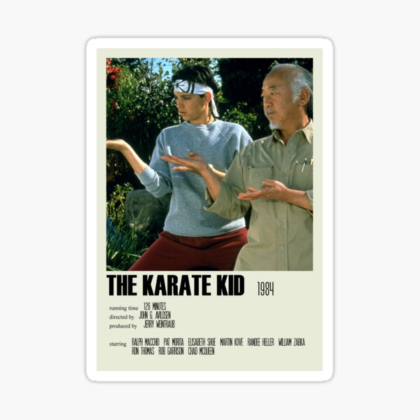 The Karate Kid (1984) Alternativer Plakatkunstfilm groß (2) Sticker