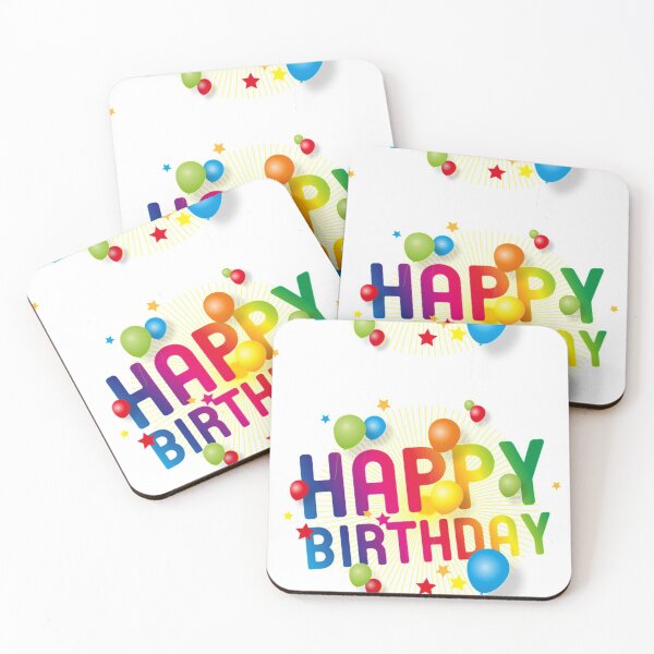 Item preview, Birthday cake Party Wish, Happy Birthday designed and sold by Bashar-Design.