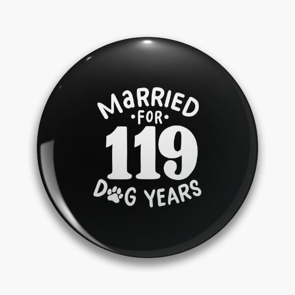 Item preview, 17th Wedding Anniversary, Married For 119 Dog Years designed and sold by haselshirt.