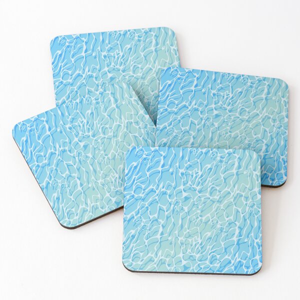 Item preview, Blue Summer Pool Waves designed and sold by chillstudio.