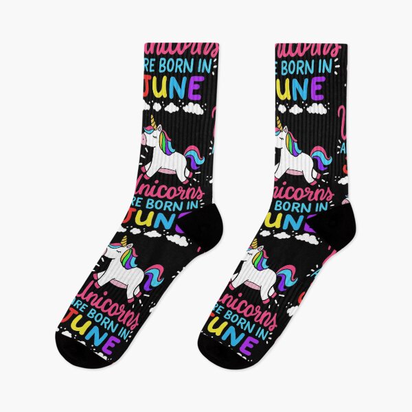 Item preview, Unicorns Are Born In June Birth Month Birthday Gift designed and sold by haselshirt.