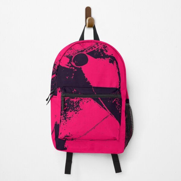 Item preview, Pink Concrete With Traffic Cone Abstract Silkscreen Print designed and sold by ClickForMore.