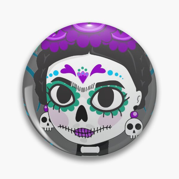 Item preview, Frida Catrina Morada designed and sold by ilefontb.