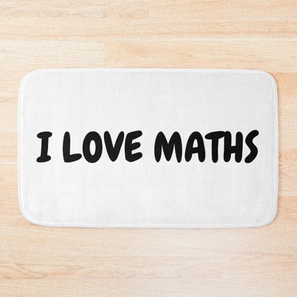 Item preview, I Love Maths-White Lie Party designed and sold by ArtIsSixthSense.