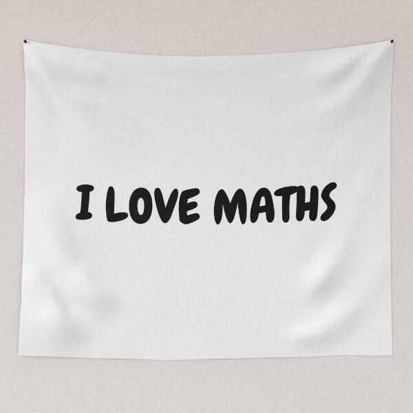 Item preview, I Love Maths-White Lie Party designed and sold by ArtIsSixthSense.