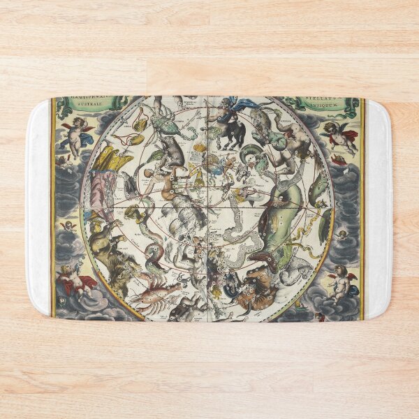 Item preview, Antique Astrology Zodiac Astronomy Star Map designed and sold by WizardsWorld.