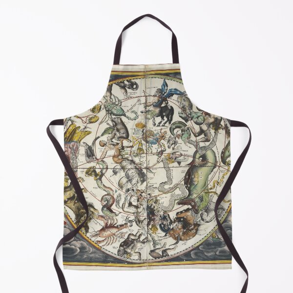 Item preview, Antique Astrology Zodiac Astronomy Star Map designed and sold by WizardsWorld.
