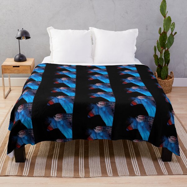 Item preview, Abstract Wild Horse Silhouette - Red And Blue designed and sold by Michelle Wrighton.
