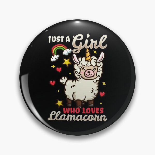 Item preview, Just a girl who loves Llamacorn - Cute Llama Unicorn Gift designed and sold by biNutz.
