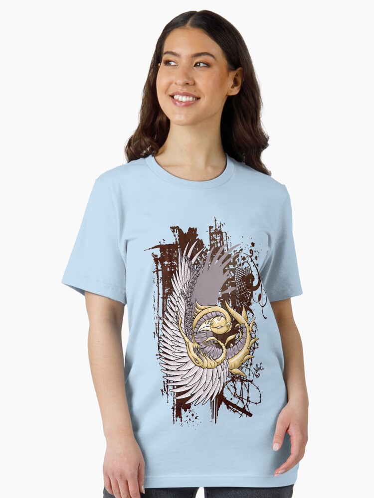 Thumbnail 2 of 7, Essential T-Shirt, Flamingosaurus designed and sold by jabwai.